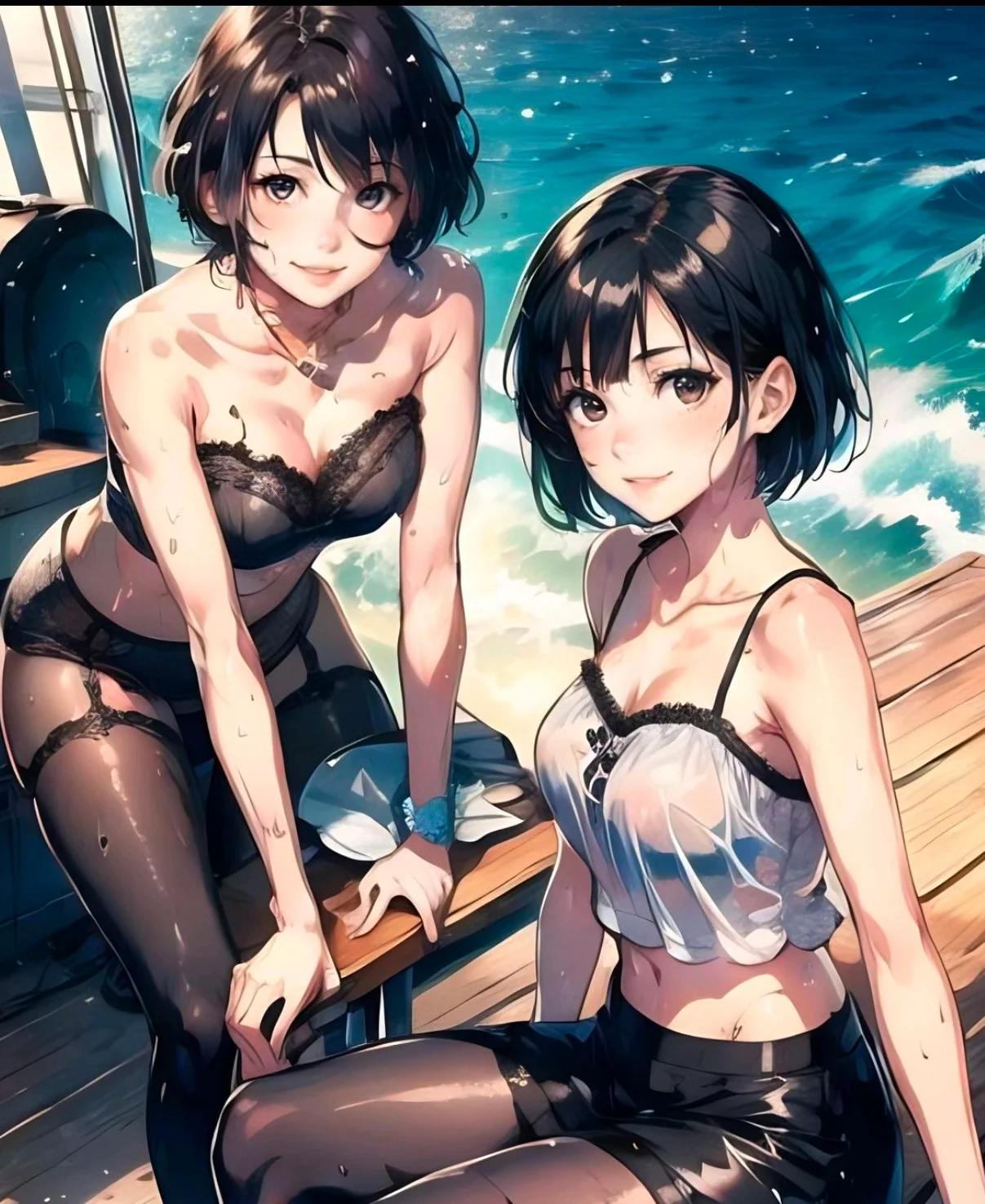 世界末日后，我捞到了2个妹子