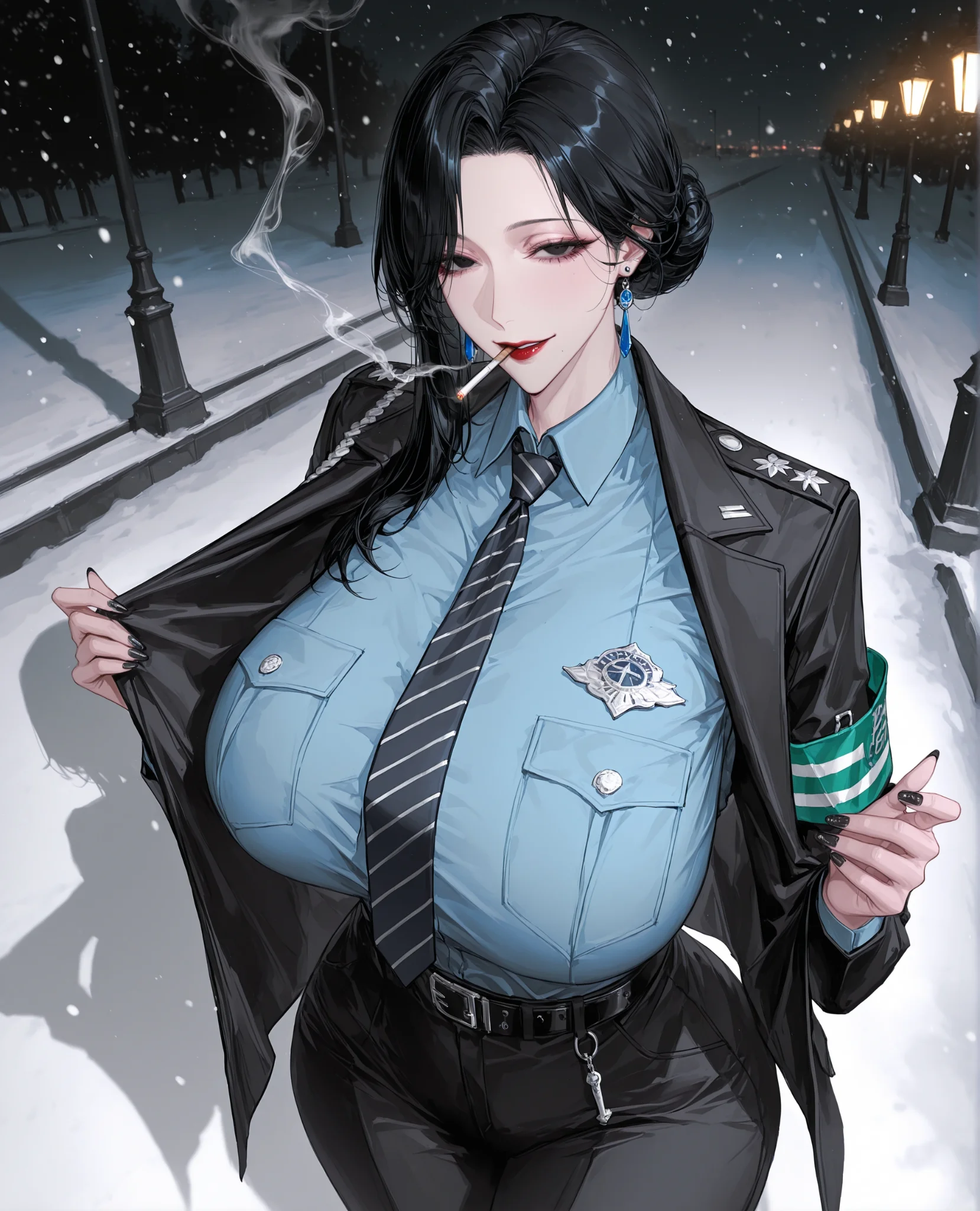 我的女警妈妈，居然是个骚货