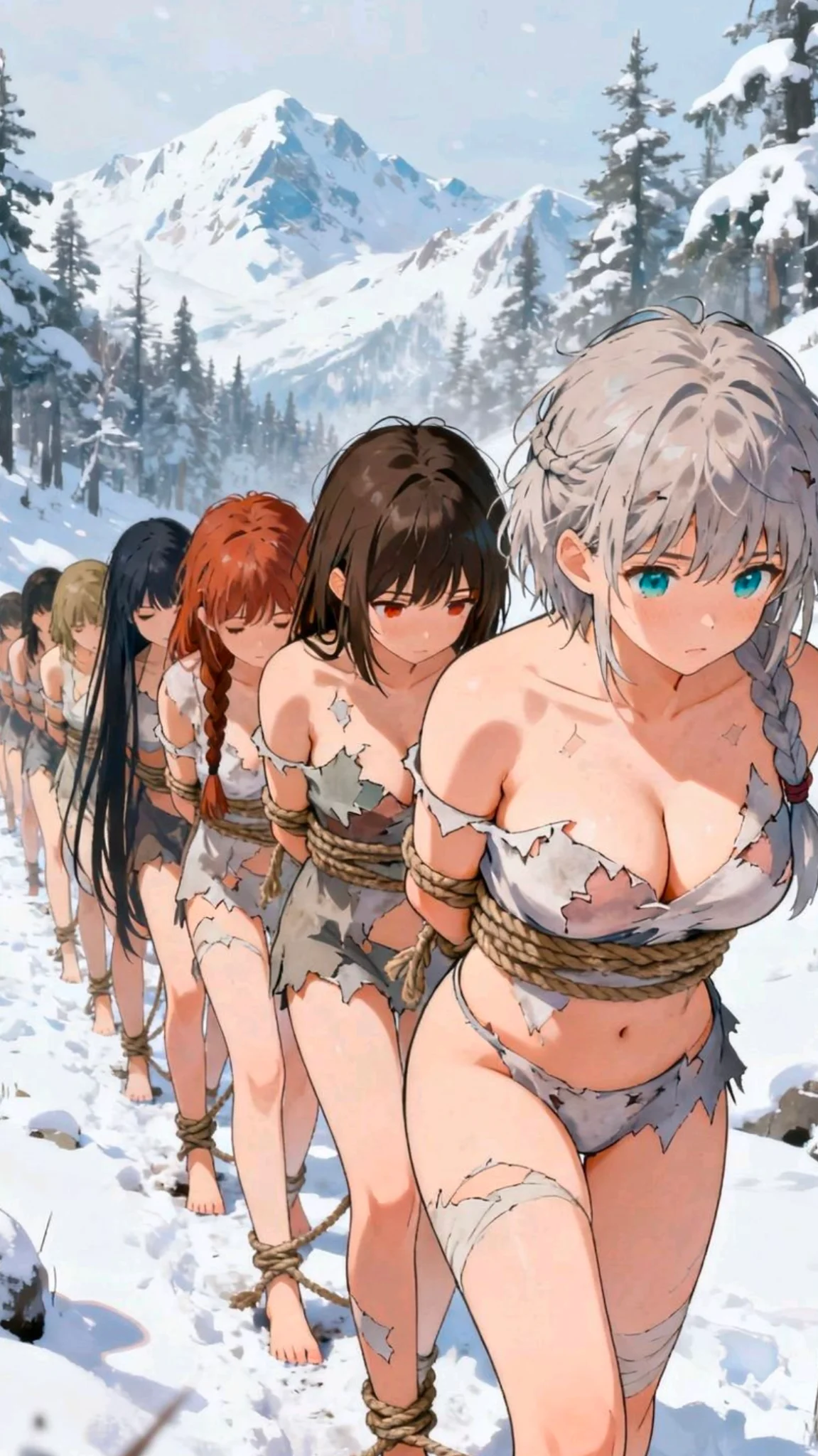 押赴女囚到刑场