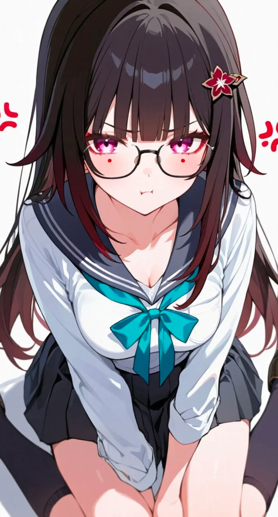 发现勃起就要帮他射精的风纪委员