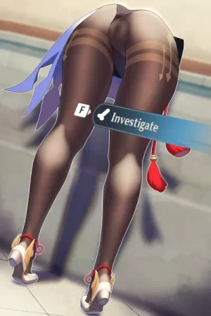 卡在墙上的甘雨