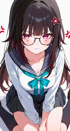 发现勃起就要帮他射精的风纪委员