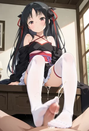 机巧少女夜夜在淫魔学园找到她的主人并痴女般的和她主人做爱